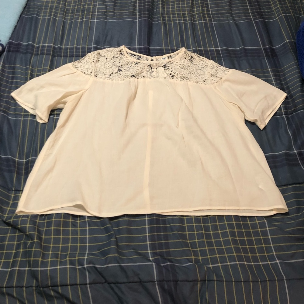 White Lace Shirt